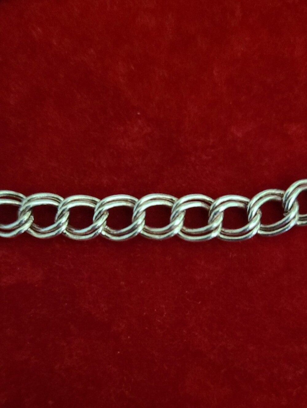 Vintage Sterling Silver Cuban Charm Bracelet - Picture 7 of 13